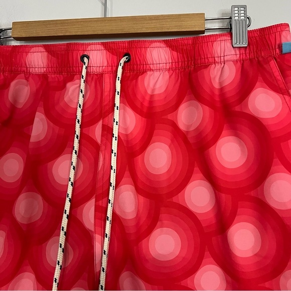 Psycho Bunny Red Spirals Classic Swim Shorts Large - Picture 2 of 11